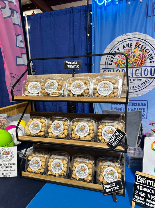 Made From Scratch Freeze-Dried Nut Brittle – Peanut, Cashew, Pecan & Maple Candy Treats