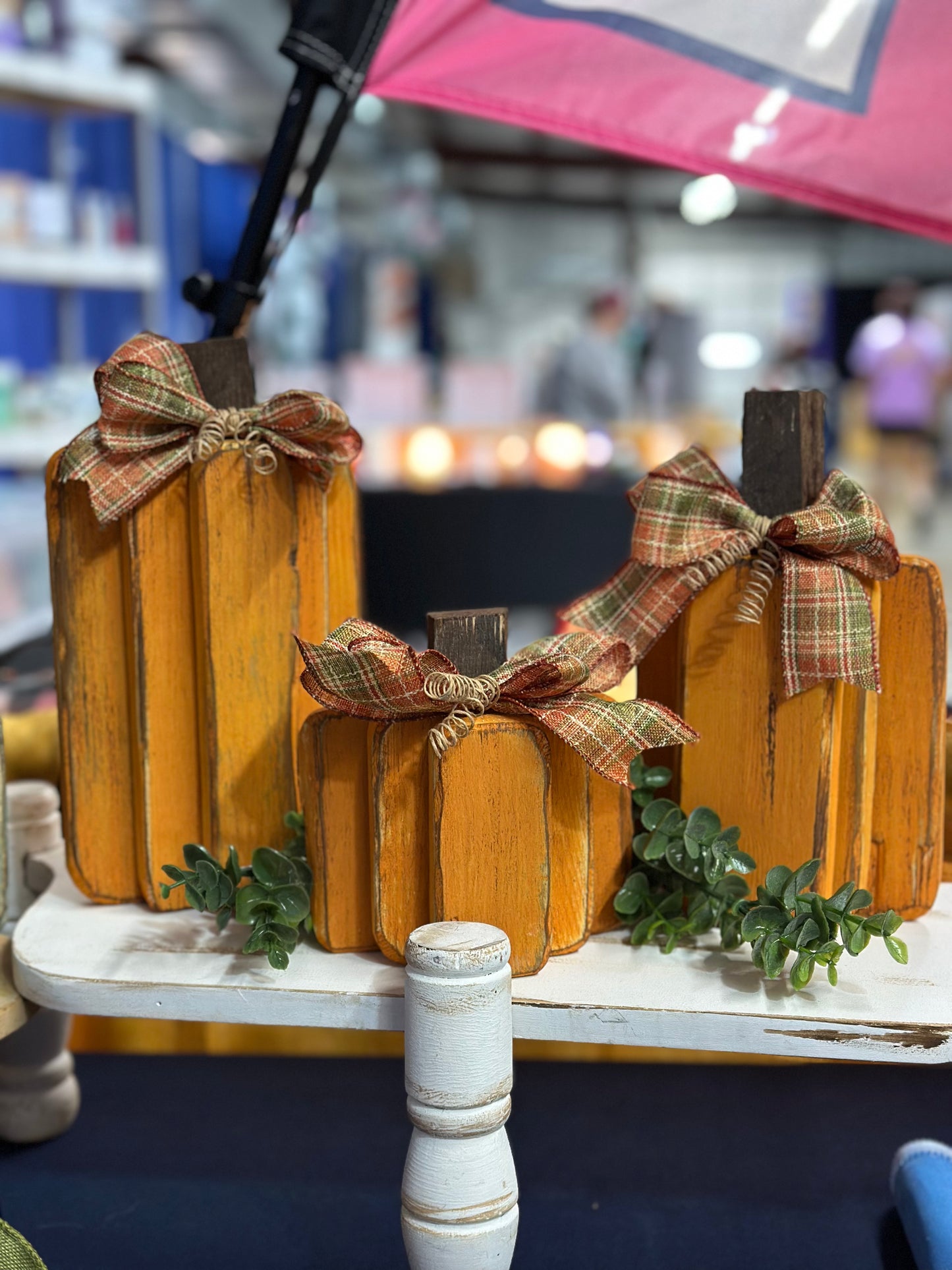 Reclaimed Wood Pumpkins – Handmade Rustic Fall Decor in 3 Sizes & Colors | Farmhouse Autumn Centerpiece