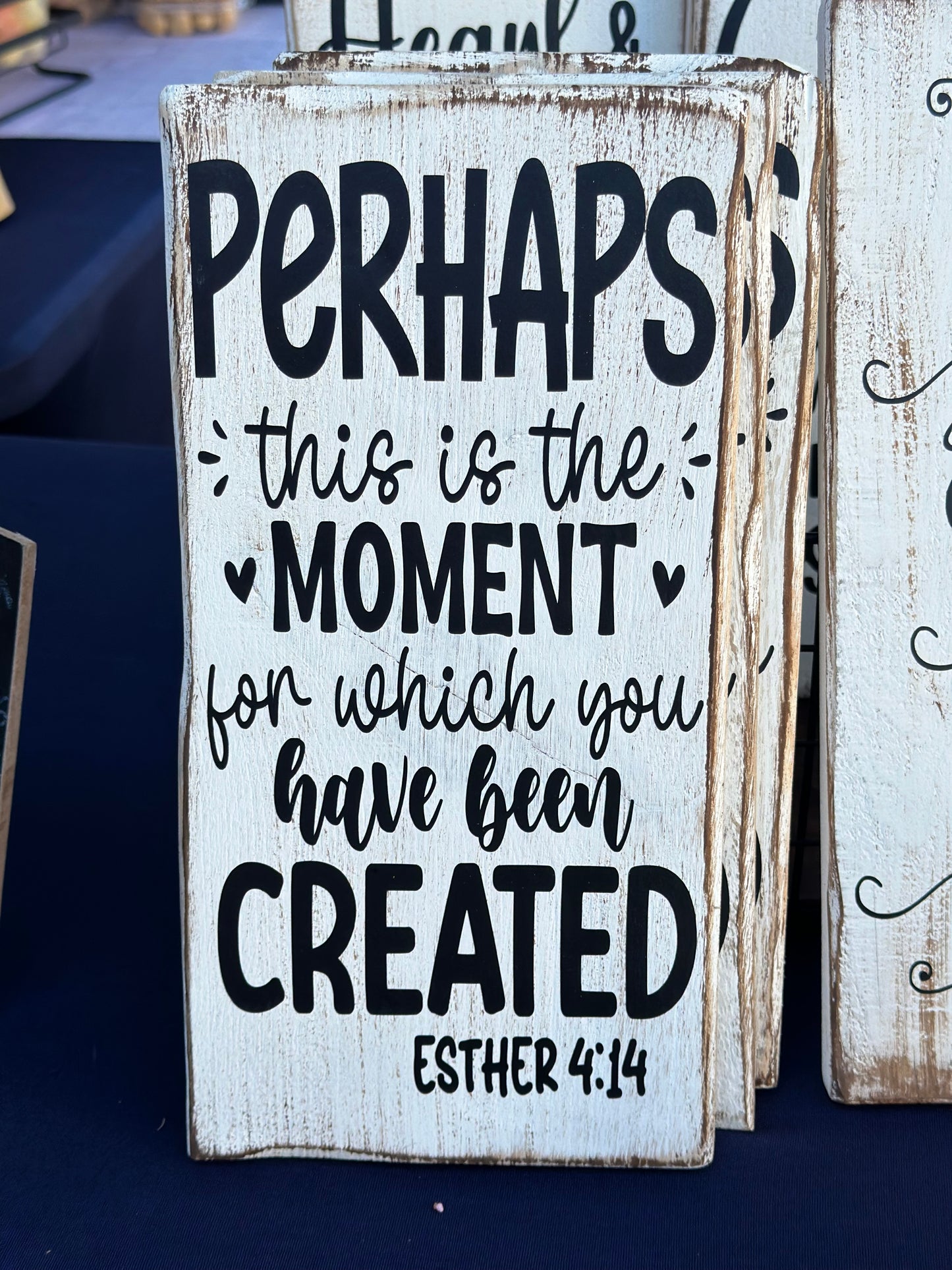 “Reclaimed Wood Inspirational Signs – Rustic Farmhouse Wall Decor with Bible Verses & Faith Quotes”