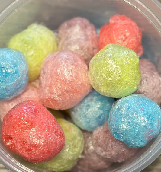 Freeze Dried Jolly Juicys – Fruity Crunch Balls, Bold & Colorful Candy Treats