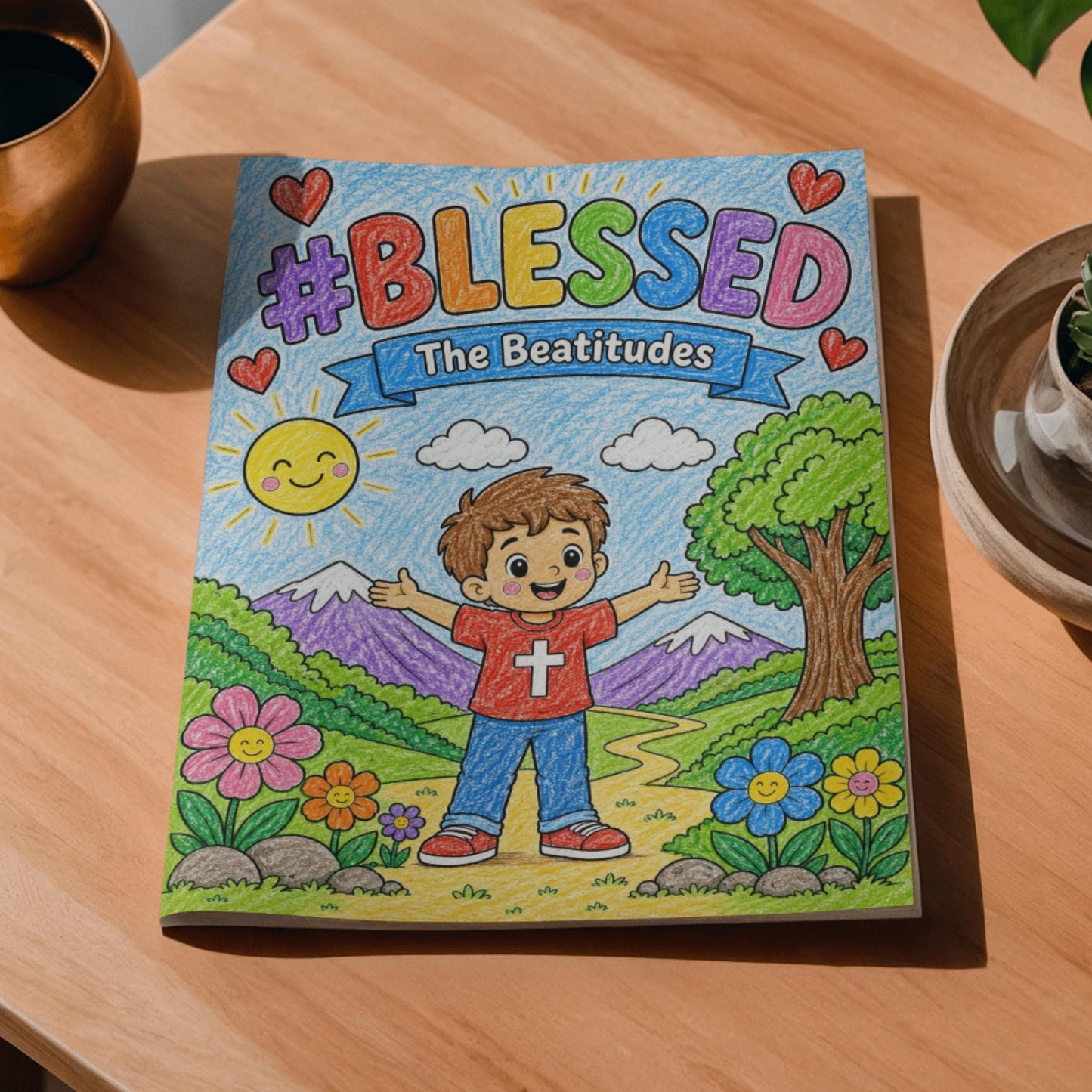 Christian Coloring Book Boy – Personalized Bible Study Activities