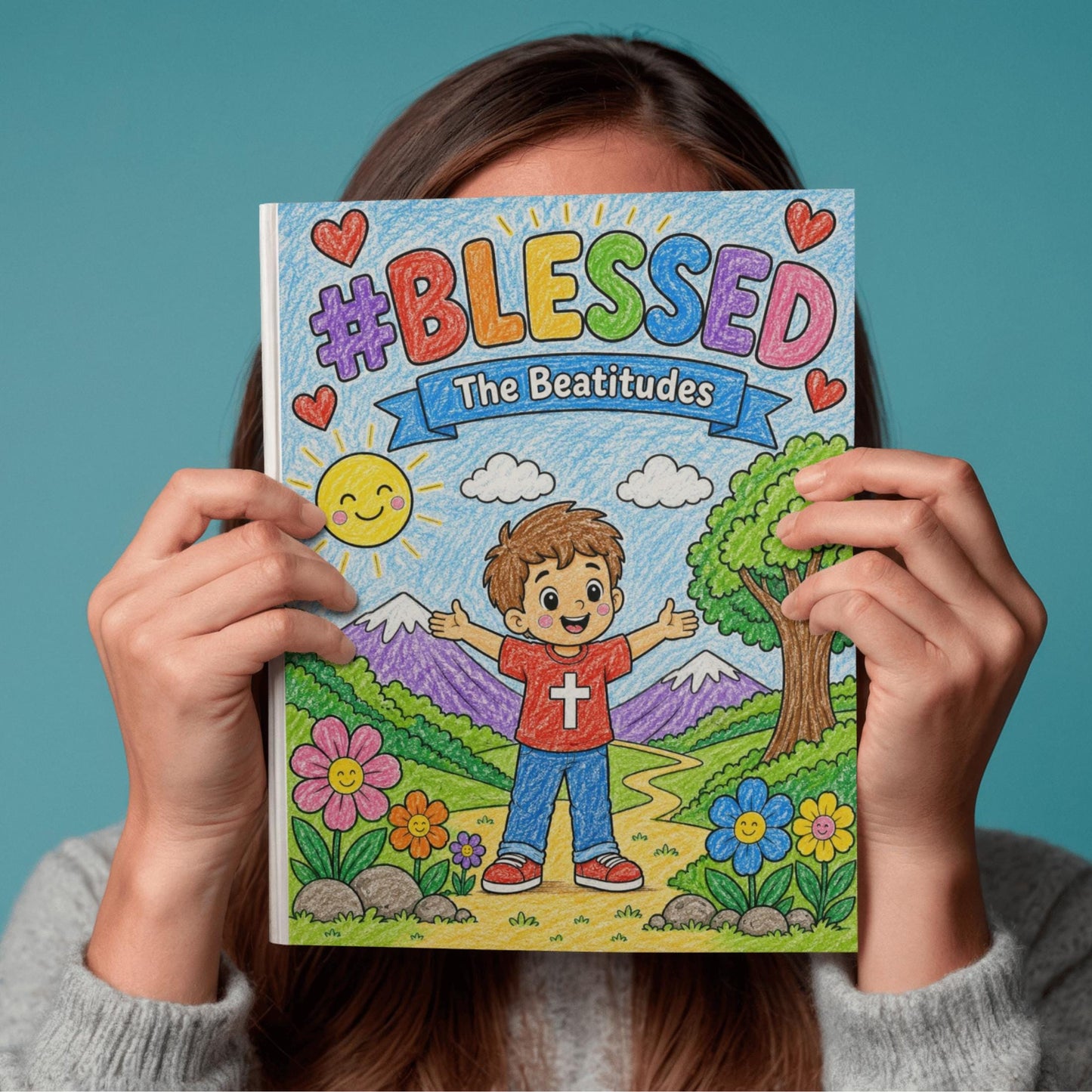 Christian Coloring Book Boy – Personalized Bible Study Activities