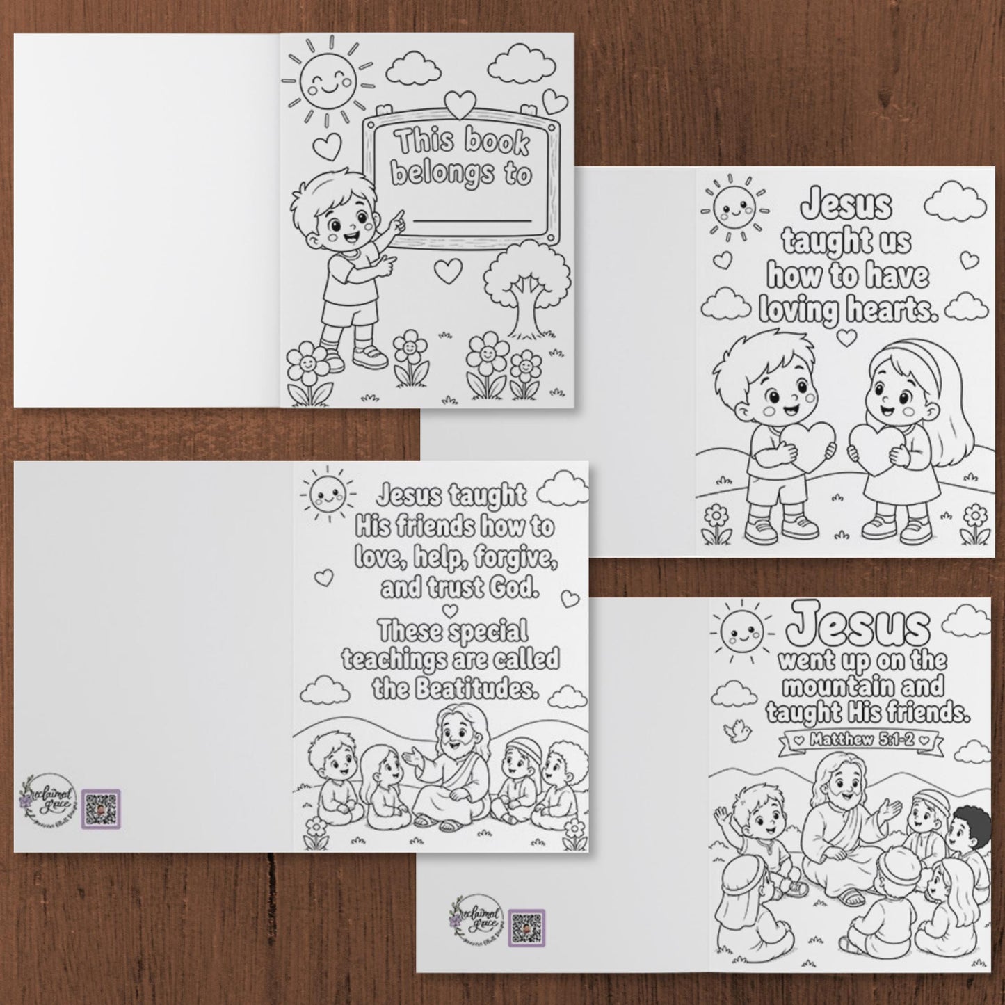 Christian Coloring Book Boy – Personalized Bible Study Activities
