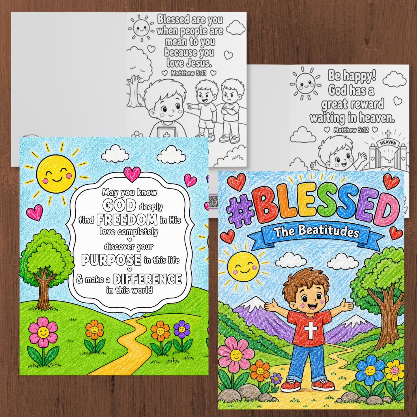 Christian Coloring Book Boy – Personalized Bible Study Activities