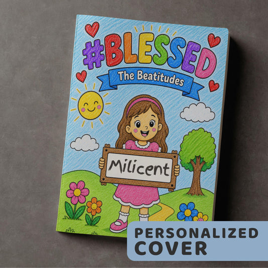 Personalized Christian Coloring Book Beatitudes Activity Pages Faith Based Art Workbook Kids Bible Study Resource Gospel Teaching Materials Religious Gift Children Sunday School Supplies Church Youth Ministry Devotional Creative Learning