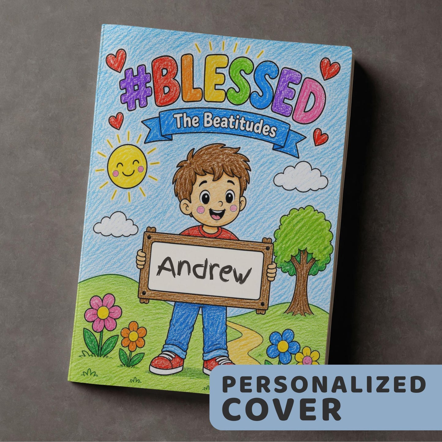 Beatitudes Coloring Book – Personalized Christian Activity Pages