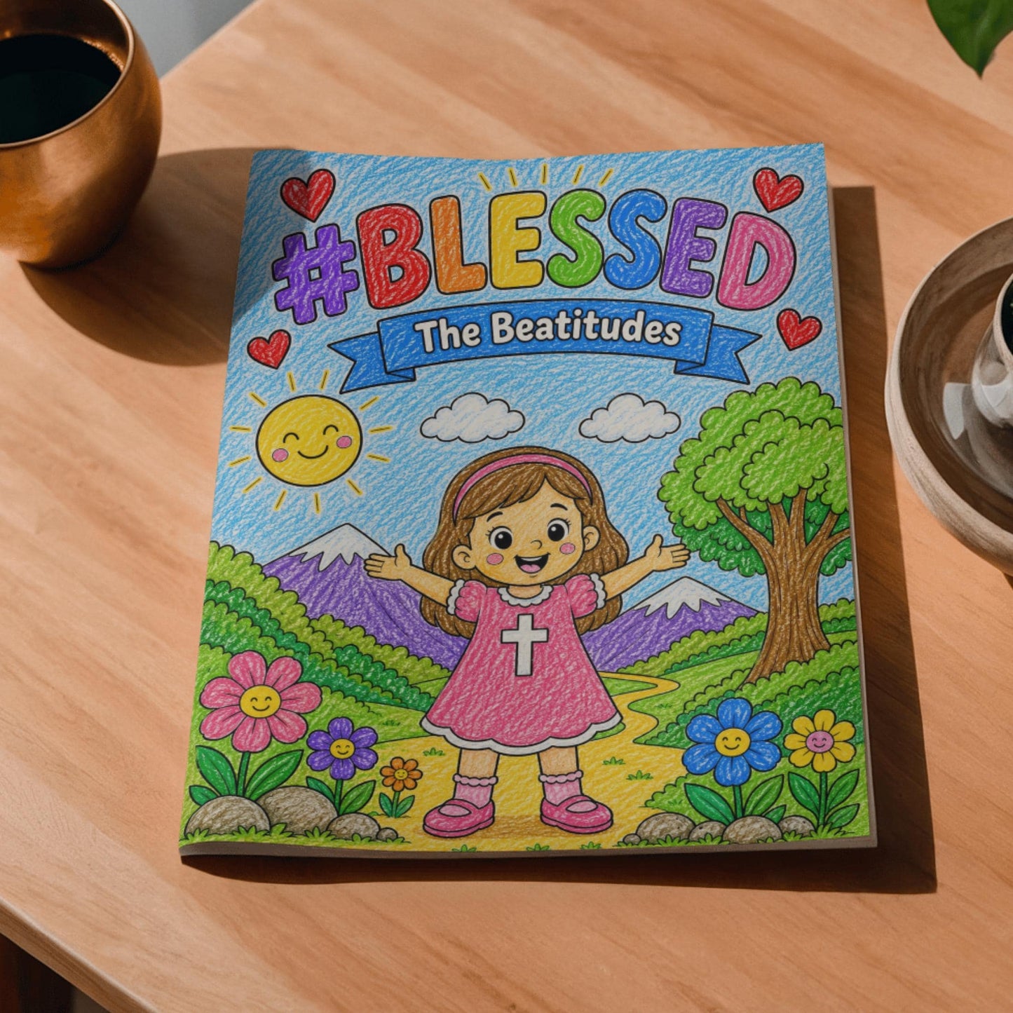 Beatitudes Coloring Book – Personalized Christian Activity Pages