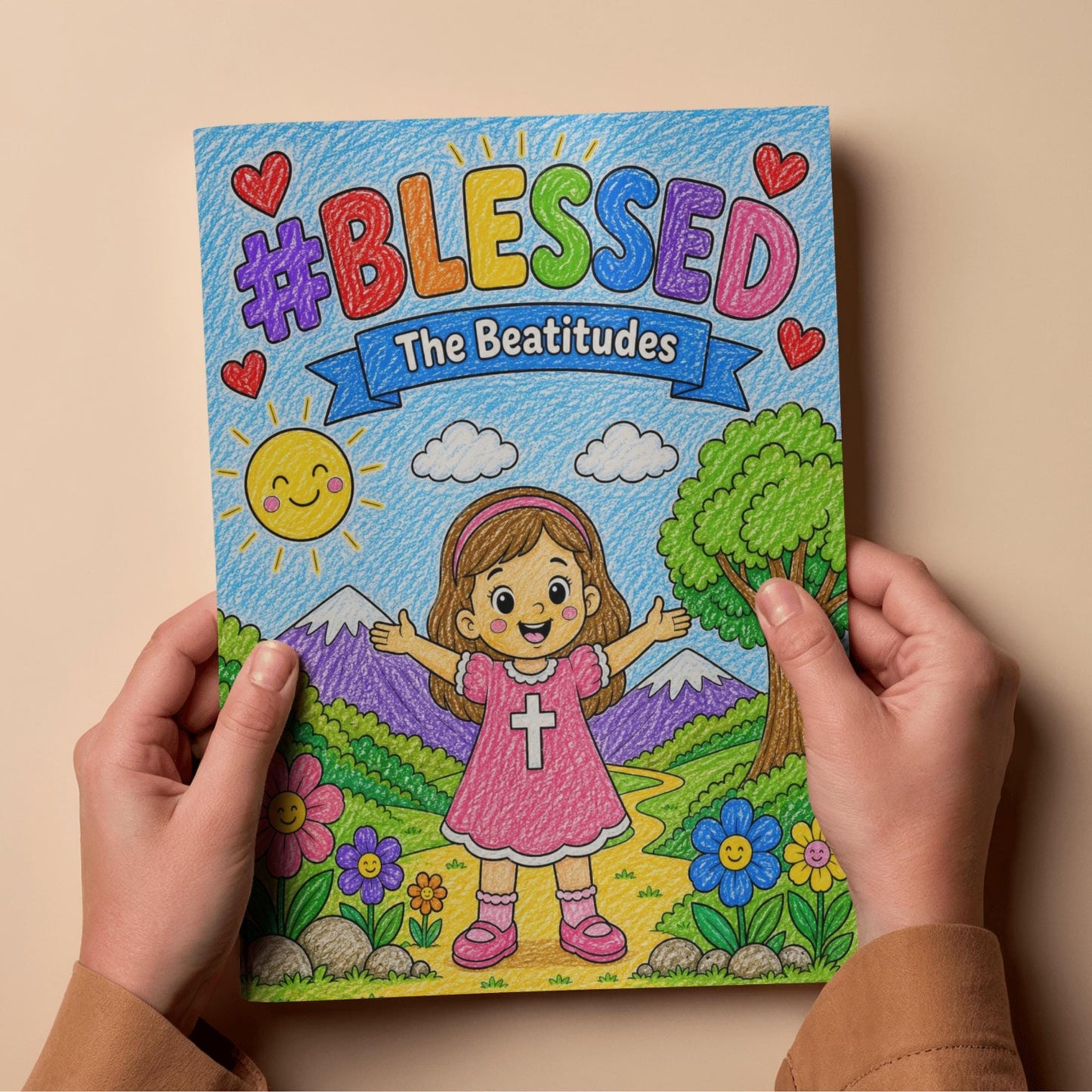 Beatitudes Coloring Book – Personalized Christian Activity Pages