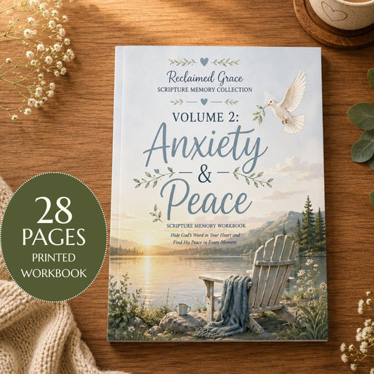 Christian Anxiety Journal Scripture Memory Workbook Bible Verse Coloring Book Faith Based Devotional Worship Guide Premium Printed Pages Therapeutic Coloring Activity Design Five Powerful Anxiety Calming Verses Matthew Isaiah John Peter