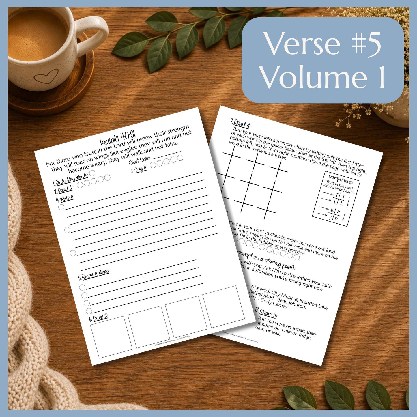 Bible Verse Coloring Book – Scripture Memory Workbook for Women